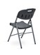 Galaxy Design Black &amp; Grey Plastic Folding Chair with Metal Frame &ndash; Lightweight Foldable Chair for Home, Office &amp; Outdoor Use