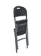 Galaxy Design Black &amp; Grey Plastic Folding Chair with Metal Frame &ndash; Lightweight Foldable Chair for Home, Office &amp; Outdoor Use