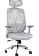Galaxy Design Grey Mesh Office Chair &ndash; Ergonomic Desk Chair with Adjustable Armrests, Lumbar Support &amp; Breathable Backrest for Home &amp; Office