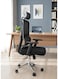 Galaxy Design Black Ergonomic Office Chair &ndash; High Back Mesh Chair with Lumbar Support &amp; Adjustable Headrest for Home &amp; Office