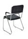 Galaxy Design Black Visitor Office Chair &ndash; Ergonomic Chair with Faux Leather Seat &amp; Back Support for Office &amp; Reception