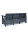 Galaxy Design Rattan 3-Seater Sofa Chair &ndash; Stylish Wicker Sofa for Indoor &amp; Outdoor Living, Patio &amp; Garden Seating