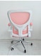 Galaxy Design White &amp; Pink Office Chair &ndash; Ergonomic Desk Chair with Lumbar Support, Adjustable Height &amp; Armrests, 130&deg; Recline &amp; 360&deg; Swivel for Home &amp; Office