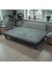 Galaxy Design Versatile Armless 3-Seater Sleeper Sofa GDF-MH114SB Grey &ndash; Convertible Sofa Bed for Modern Living Room