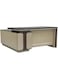 Galaxy Design Boss Office Table Wooden Executive L-Shaped Desk &ndash; Manager/CEO Workstation with Drawers for Home &amp; Office (160x80x75 cm)