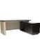 Galaxy Design Boss Office Table Wooden Executive L-Shaped Desk &ndash; Manager/CEO Workstation with Drawers for Home &amp; Office (160x80x75 cm)