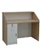 Galaxy Design Front Desk Reception Table &ndash; Modern Wooden Reception Counter with Cabinet for Salon, Spa, Lobby &amp; Office Use