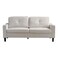 Galaxy Design 2-Seater Fabric Sofa (Cream) &ndash; Modern Upholstered Loveseat with Plush Cushions