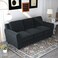 Galaxy Design Wooden Velvet Modern 3-Seater Sofa Set &ndash; Contemporary Living Room Furniture