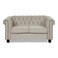 Galaxy Design Wooden Premium Chesterfield Sofa Set (3+2+1 Seater, Beige) &ndash; Classic Tufted Living Room Furniture