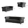 Galaxy Design Premium Chesterfield Sofa Set (3+2+1 Seater, Dark Grey) &ndash; Classic Tufted Living Room Furniture