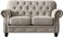 Galaxy Design 2-Seater Chesterfield Loveseat &ndash; Diamond Tufted Luxury Sofa