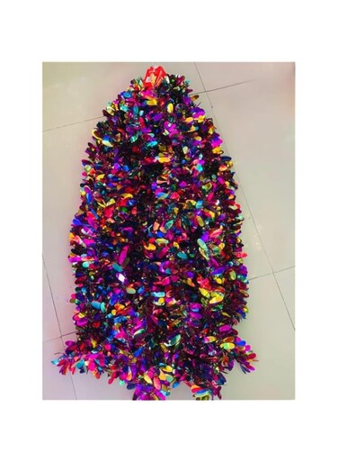 Festive Lights Whimsical Mixed Colours Garland - Pack of 12 &ndash; Fun Holiday Decor