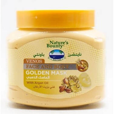 NATURE`S BODY VENOS FACE AND BODY GOLDEN MASK W/ ARGAN OIL 600g
