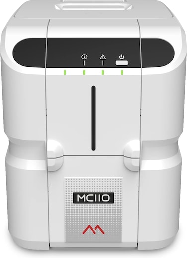 Matica MC110 Dual-Sided Smart Card Printer((UK) - 300dpi,with chromXpert diamond YMCKO MC110, MC210 MC310 series color ribbon / 250 prints, 1no.&amp; one CE Lite software and 100 PVC white cards