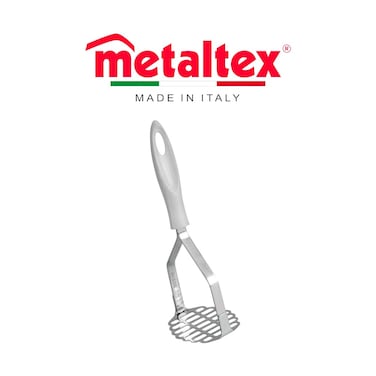 Metaltex Kristall Potato Masher 25cm &ndash; Durable Stainless Steel Masher for Perfect Mash
