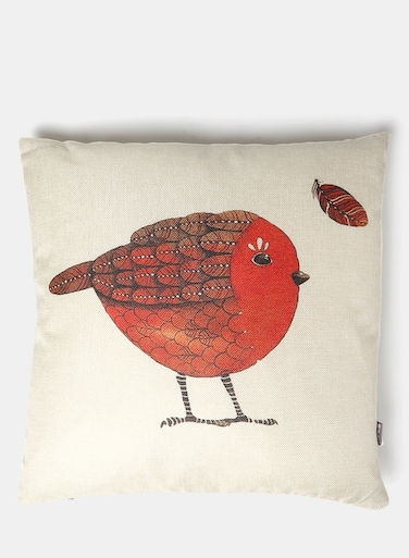 VOGUE Decorative Cushion - , Size 45X45 Cm Multicolour - Bedroom Or Living Room Decoration Linen Multicolour