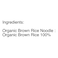 Organic Larder Brown Rice Noodle, 220g