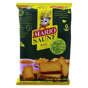 TRDP Mario Premium Saunf Rusk 300g