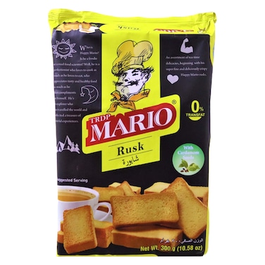 TRDP Mario Oven Fresh Suji Toast with Elaichi, 300g