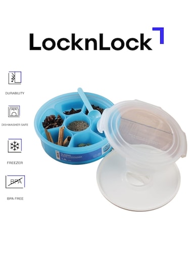 &amp; LOCK LocknLock Airtight Spice Kit - Durable, BPA-Free, and Space-Saving Kitchen Organizer