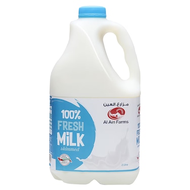 Al Ain Farms Skimmed Fresh Milk, 2L