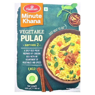 Haldiram's Minute Khana Vegetable Pulao, 200g