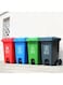 Sulfar 100L Step-On Waste Bin With Pedal &amp; Wheels, Yellow