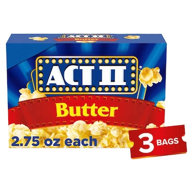ACT II Butter Microwave Popcorn, 255g