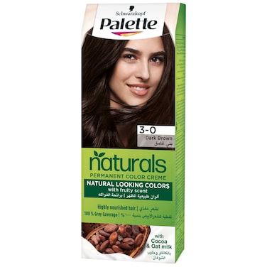 Schwarzkopf Palette Permanent Naturals Colours Cream 3-0 Dark Brown