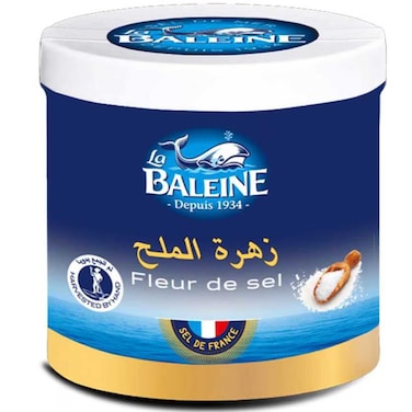 La Baleine Fleur De Sel Sea Salt, 125g