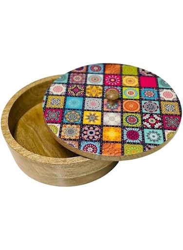 Acewood Roti box/chapati box/Wooden Container/wooden casserole for Kitchen/Diwali gift.
