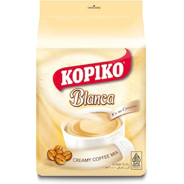 Kopiko Blanca Instant Creamy Coffee Mix 30g Pack of 10