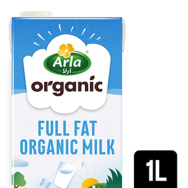 Arla Organic Full Fat Milk, 1L