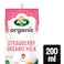 Arla Organic Strawberry Flavour Milk, 200ml