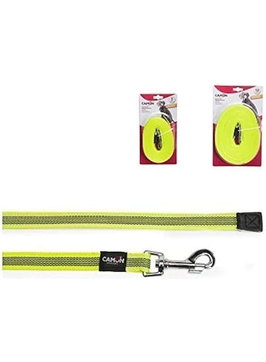 Camon Leash Adjustable Nylon Reflective,5mt, Dog Leash (Tape), Durable and Tangle Free Pet Walking Leash for Dogs, Reflective Leash, Strong Leash for dogs, Medium Length Lape for Dogs