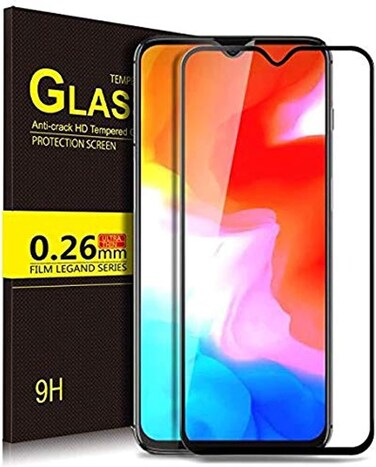 Oneplus 6T Tempered Glass Screen Protector One Plus 6T Oneplus6T Full Cover 9H 5D Ultra Thin Protective Film Guard -Black