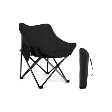 FFD Premium Folding Camping Chair &ndash; Heavy Duty, Extra Wide Seat with Padded Back