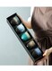 Set of 5 Ceramic Teacup Espresso Coffee Cup Porcelain Tea Chinese Kung Fu Bowl Drinkware Box Package for Gifts 150ml