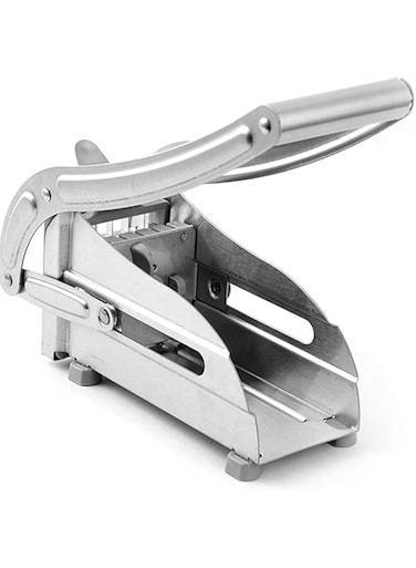 SHKY Stainless Steel Potato Cutter Chipper, French Fry Slicer Chipper Machine for Cucumber Vegetables Carrot, French Fry Vegetable Cutter Dicer