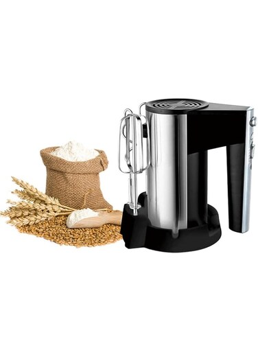 VAODO Electric Hand Mixer, Powerful 300W Kitchen Handheld Mixer, 5 Speed Stainless Steel Egg Beater, 2 Dough Hooks, 2 Beaters, for Eggs, Cookies, Brownies, Cakes