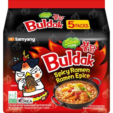 Samyang Stew Type Hot Chicken Flavour Ramen 145g x5
