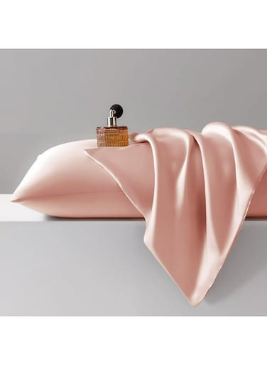 Luxurious Mulberry Silk Pillowcases,20 Momme Satin Weave, Hypoallergenic Solid Color Envelope Closure, Machine Washable, Designed for Hair and Skin,20-25gsm