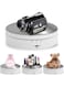 4basix Rotating Display Stand, 360&deg; Motorized Photography Turntable with 1 PVC Background, for Photography Products Display, 3D Models Panoramic Display, Max Load 6.6Lb USB Video Show (White)