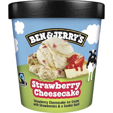 Ben &amp; Jerry's Ice Strawberry Cheesecake 473ml