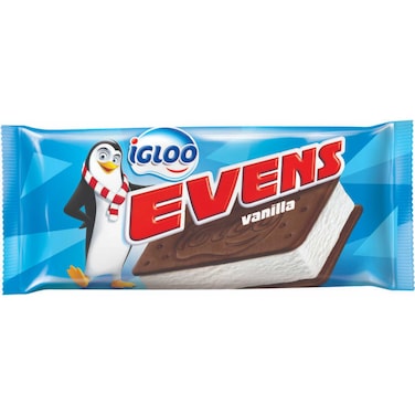 Igloo Evens Vanilla Sandwich Ice Cream, 90ml