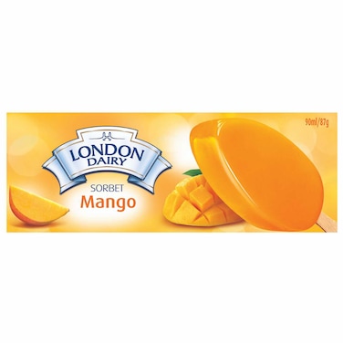 London Dairy Sorbet Mango Ice Cream Stick, 100ml
