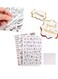 4Pcs Alphabet Cake Stamp Tool, Alphabet &amp; Numbers Fondant Cake Mold, DIY Cookie Stamp Cookie Cutter Fondant Molds, Handmade English Letters Fondant Biscuit Cake Cookie Mold Baking Tools