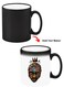Color Changing Heat Sensitive Ceramic Mug, Image Revealed When HOT Liquid is Added! Face