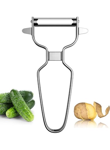 Stainless Steel Peeler For Vegetables And Fruits Vegetable Peeler Potato peelers Easy To Peel And Clean Premium Stainless Steel Peelers For Kitchen For Veggie Carrot Fruit